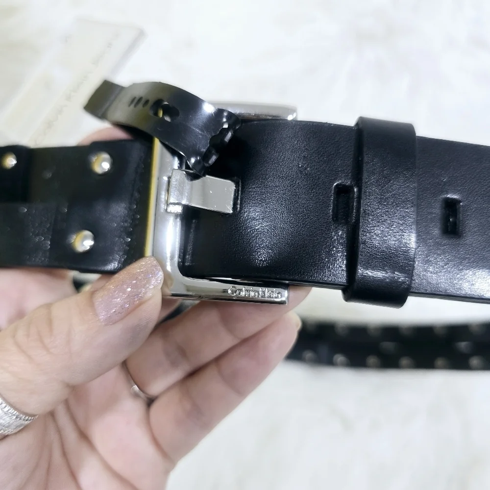 Calvin Klein women's black belt size XL New